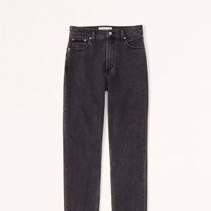Abercrombie & Fitch “The Mom High Rise” Jeans in Black